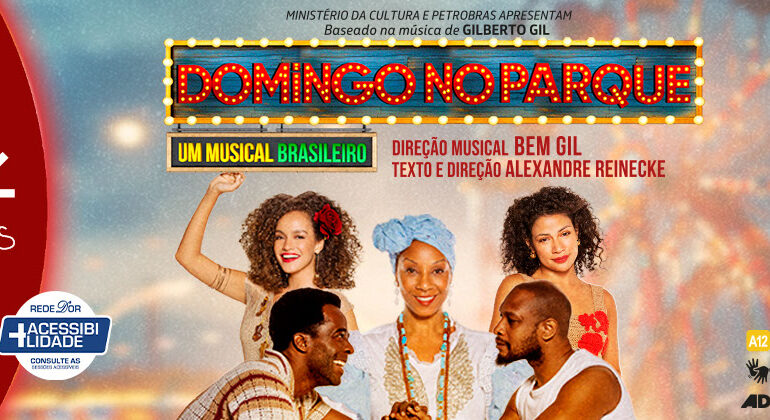 O musical Domingo no Parque estreia em janeiro no Teatro Claro