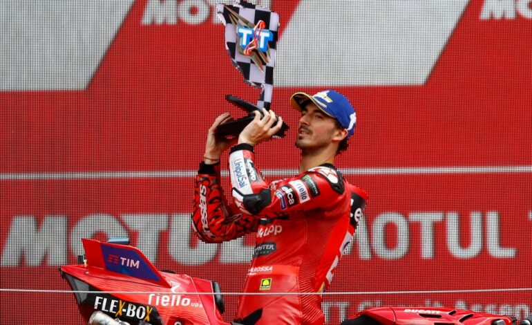 Bagnaia domina fim de semana em Assen com vitória na sprint e na corrida principal no GP da Holanda 2024