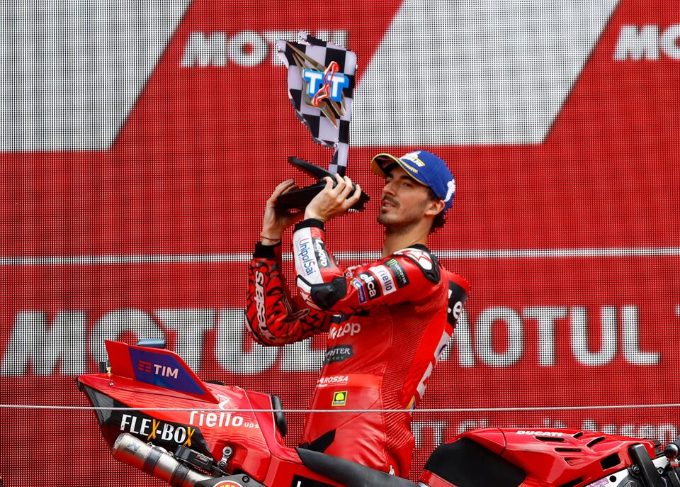 Bagnaia domina fim de semana em Assen com vitória na sprint e na corrida principal no GP da Holanda 2024
