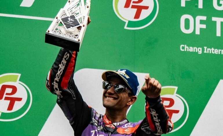 Martín vence sprint e Bagnaia supera adversários para triunfar no GP da Malásia