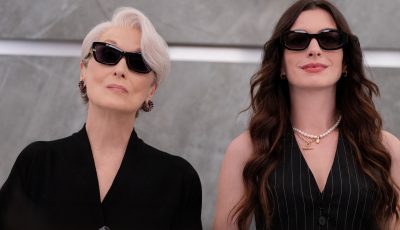 (L-R): Miranda Priestly (Meryl Streep) and Andie Sachs (Anne Hathaway) in 20th Century Studios' THE DEVIL WEARS PRADA 2. Photo by Macall Polay. © 2025 20th Century Studios. All Rights Reserved.