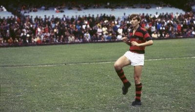 Zico no início de carreira no Flamengo, em 1971.